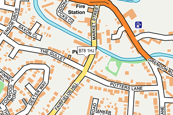 B78 1HJ map - OS OpenMap – Local (Ordnance Survey) B78 1HJ map - OS OpenMap – Local (Ordnance Survey)