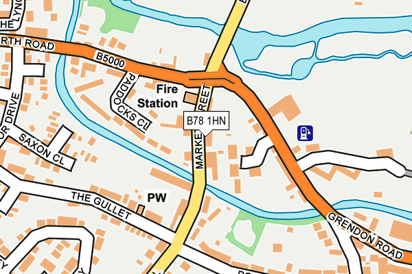 B78 1HN map - OS OpenMap – Local (Ordnance Survey) B78 1HN map - OS OpenMap – Local (Ordnance Survey)