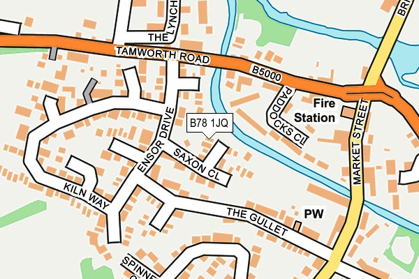 B78 1JQ map - OS OpenMap – Local (Ordnance Survey) B78 1JQ map - OS OpenMap – Local (Ordnance Survey)