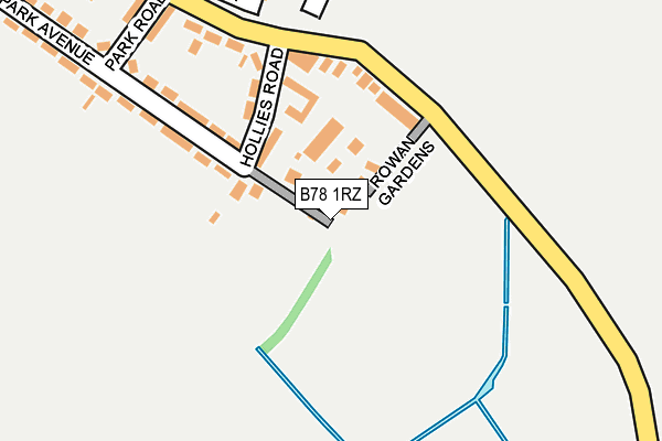 B78 1RZ map - OS OpenMap – Local (Ordnance Survey) B78 1RZ map - OS OpenMap – Local (Ordnance Survey)