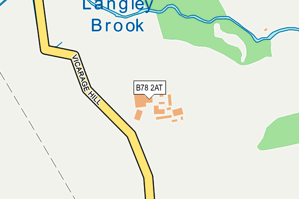 B78 2AT map - OS OpenMap – Local (Ordnance Survey) B78 2AT map - OS OpenMap – Local (Ordnance Survey)