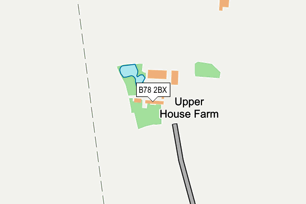 B78 2BX map - OS OpenMap – Local (Ordnance Survey) B78 2BX map - OS OpenMap – Local (Ordnance Survey)