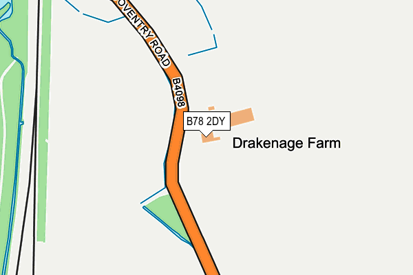 B78 2DY map - OS OpenMap – Local (Ordnance Survey) B78 2DY map - OS OpenMap – Local (Ordnance Survey)