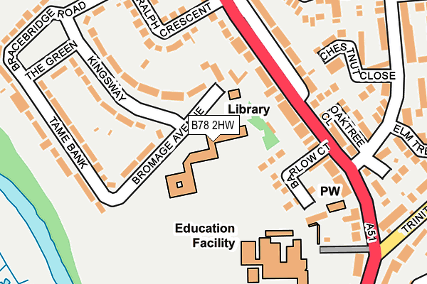 B78 2HW map - OS OpenMap – Local (Ordnance Survey) B78 2HW map - OS OpenMap – Local (Ordnance Survey)