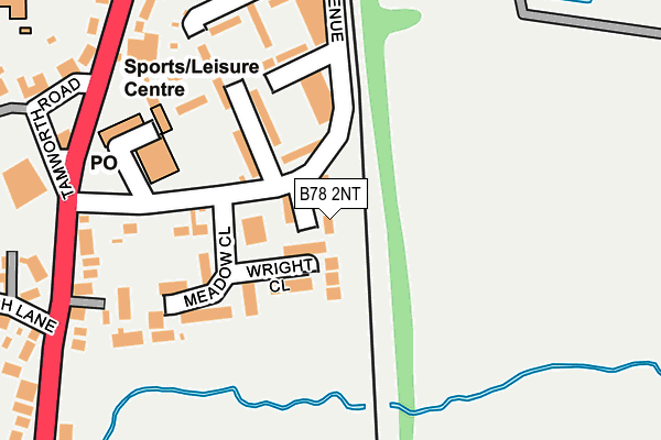 B78 2NT map - OS OpenMap – Local (Ordnance Survey) B78 2NT map - OS OpenMap – Local (Ordnance Survey)