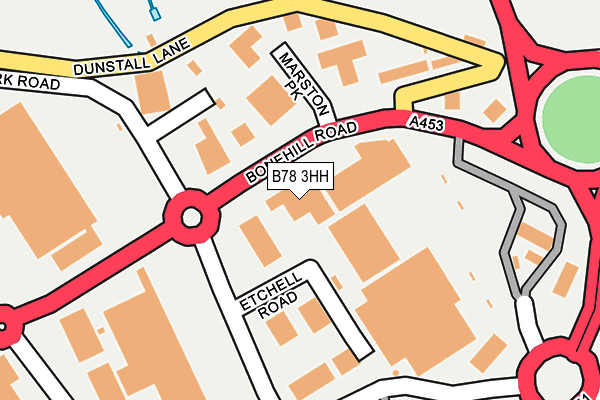 B78 3HH map - OS OpenMap – Local (Ordnance Survey) B78 3HH map - OS OpenMap – Local (Ordnance Survey)