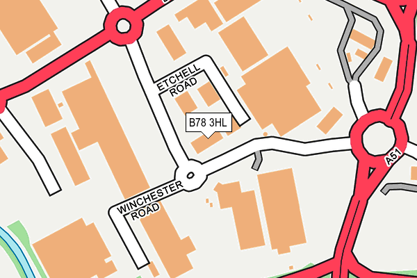 B78 3HL map - OS OpenMap – Local (Ordnance Survey) B78 3HL map - OS OpenMap – Local (Ordnance Survey)