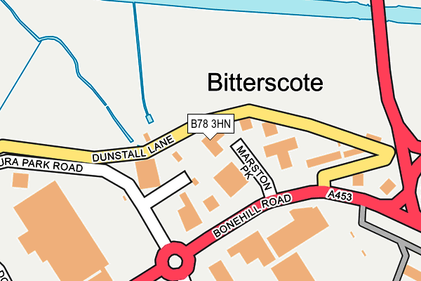 B78 3HN map - OS OpenMap – Local (Ordnance Survey) B78 3HN map - OS OpenMap – Local (Ordnance Survey)