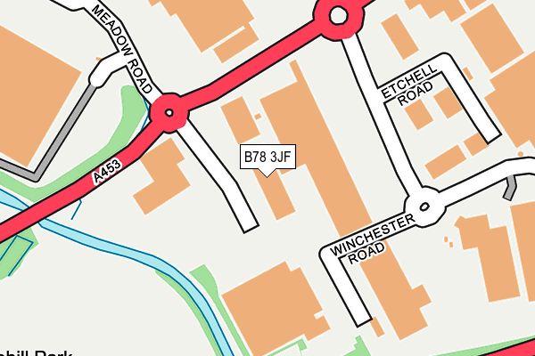 B78 3JF map - OS OpenMap – Local (Ordnance Survey) B78 3JF map - OS OpenMap – Local (Ordnance Survey)