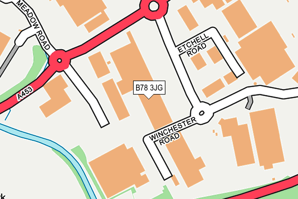 B78 3JG map - OS OpenMap – Local (Ordnance Survey) B78 3JG map - OS OpenMap – Local (Ordnance Survey)