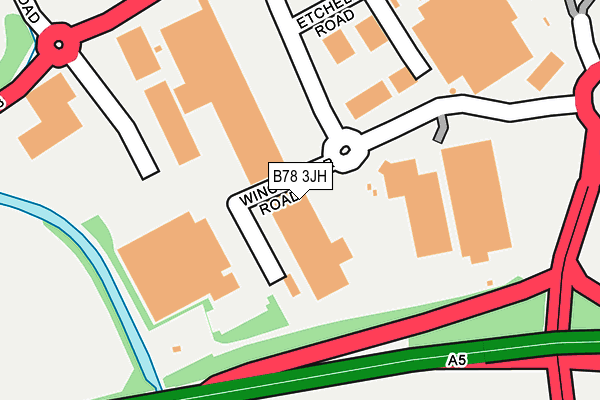 B78 3JH map - OS OpenMap – Local (Ordnance Survey) B78 3JH map - OS OpenMap – Local (Ordnance Survey)
