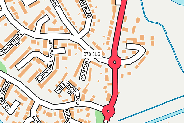 B78 3LG map - OS OpenMap – Local (Ordnance Survey) B78 3LG map - OS OpenMap – Local (Ordnance Survey)