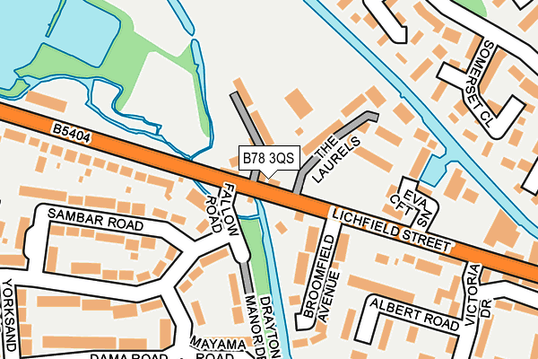 B78 3QS map - OS OpenMap – Local (Ordnance Survey) B78 3QS map - OS OpenMap – Local (Ordnance Survey)
