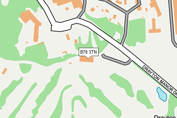 B78 3TN map - OS OpenMap – Local (Ordnance Survey) B78 3TN map - OS OpenMap – Local (Ordnance Survey)