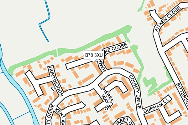 B78 3XU map - OS OpenMap – Local (Ordnance Survey) B78 3XU map - OS OpenMap – Local (Ordnance Survey)