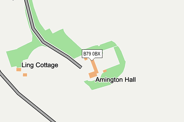B79 0BX map - OS OpenMap – Local (Ordnance Survey) B79 0BX map - OS OpenMap – Local (Ordnance Survey)