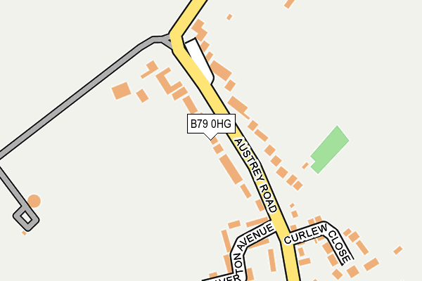 B79 0HG map - OS OpenMap – Local (Ordnance Survey) B79 0HG map - OS OpenMap – Local (Ordnance Survey)