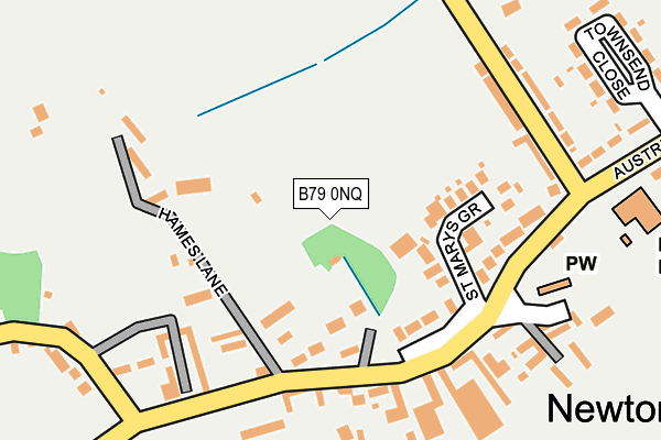 B79 0NQ map - OS OpenMap – Local (Ordnance Survey) B79 0NQ map - OS OpenMap – Local (Ordnance Survey)