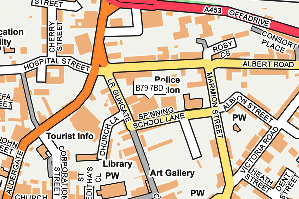 B79 7BD map - OS OpenMap – Local (Ordnance Survey) B79 7BD map - OS OpenMap – Local (Ordnance Survey)