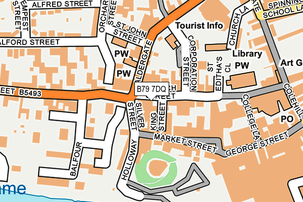 B79 7DQ map - OS OpenMap – Local (Ordnance Survey) B79 7DQ map - OS OpenMap – Local (Ordnance Survey)