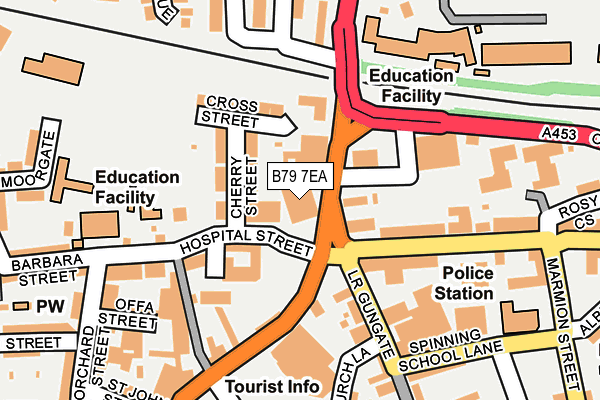 B79 7EA map - OS OpenMap – Local (Ordnance Survey) B79 7EA map - OS OpenMap – Local (Ordnance Survey)