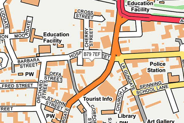 B79 7EF map - OS OpenMap – Local (Ordnance Survey) B79 7EF map - OS OpenMap – Local (Ordnance Survey)