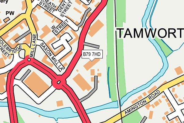 B79 7HD map - OS OpenMap – Local (Ordnance Survey) B79 7HD map - OS OpenMap – Local (Ordnance Survey)
