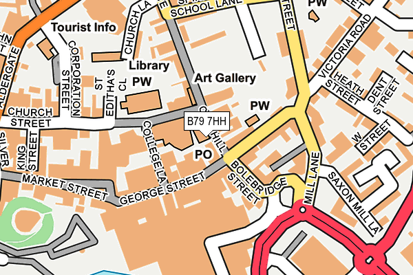 B79 7HH map - OS OpenMap – Local (Ordnance Survey) B79 7HH map - OS OpenMap – Local (Ordnance Survey)