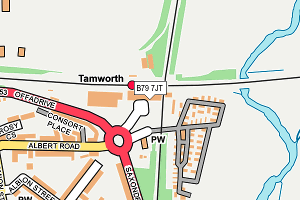 B79 7JT map - OS OpenMap – Local (Ordnance Survey) B79 7JT map - OS OpenMap – Local (Ordnance Survey)