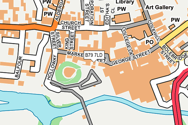 B79 7LD map - OS OpenMap – Local (Ordnance Survey) B79 7LD map - OS OpenMap – Local (Ordnance Survey)