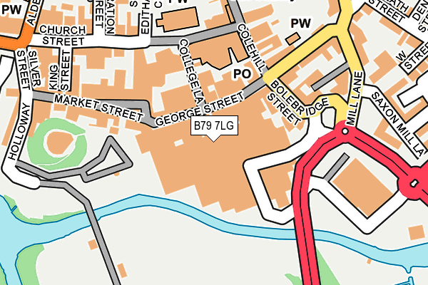 B79 7LG map - OS OpenMap – Local (Ordnance Survey) B79 7LG map - OS OpenMap – Local (Ordnance Survey)