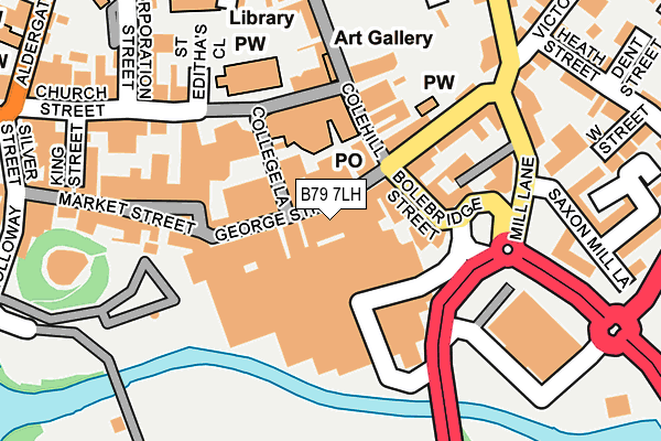 B79 7LH map - OS OpenMap – Local (Ordnance Survey) B79 7LH map - OS OpenMap – Local (Ordnance Survey)