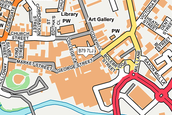 B79 7LJ map - OS OpenMap – Local (Ordnance Survey) B79 7LJ map - OS OpenMap – Local (Ordnance Survey)