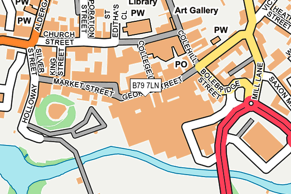 B79 7LN map - OS OpenMap – Local (Ordnance Survey) B79 7LN map - OS OpenMap – Local (Ordnance Survey)