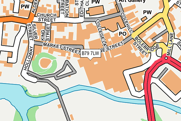 B79 7LW map - OS OpenMap – Local (Ordnance Survey) B79 7LW map - OS OpenMap – Local (Ordnance Survey)