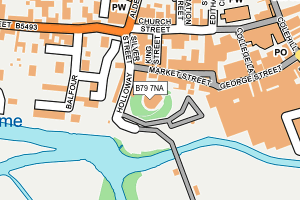 B79 7NA map - OS OpenMap – Local (Ordnance Survey) B79 7NA map - OS OpenMap – Local (Ordnance Survey)