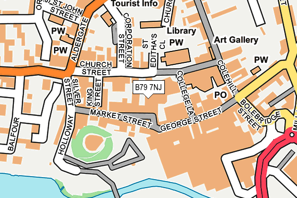 B79 7NJ map - OS OpenMap – Local (Ordnance Survey) B79 7NJ map - OS OpenMap – Local (Ordnance Survey)