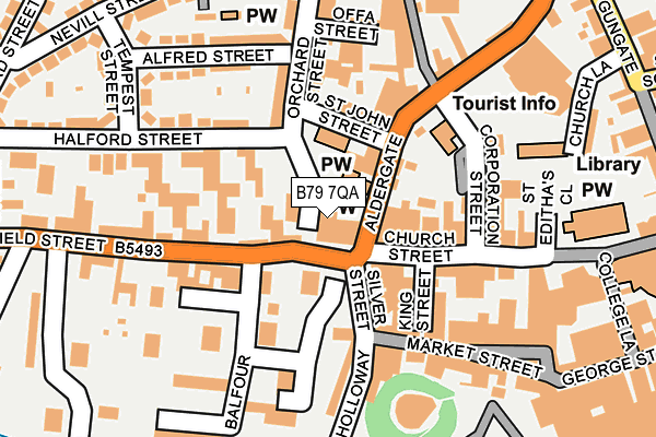 B79 7QA map - OS OpenMap – Local (Ordnance Survey) B79 7QA map - OS OpenMap – Local (Ordnance Survey)