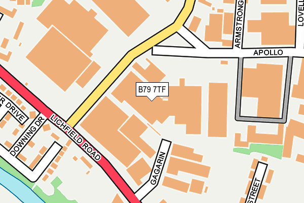 B79 7TF map - OS OpenMap – Local (Ordnance Survey) B79 7TF map - OS OpenMap – Local (Ordnance Survey)