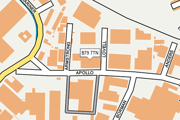 B79 7TN map - OS OpenMap – Local (Ordnance Survey) B79 7TN map - OS OpenMap – Local (Ordnance Survey)