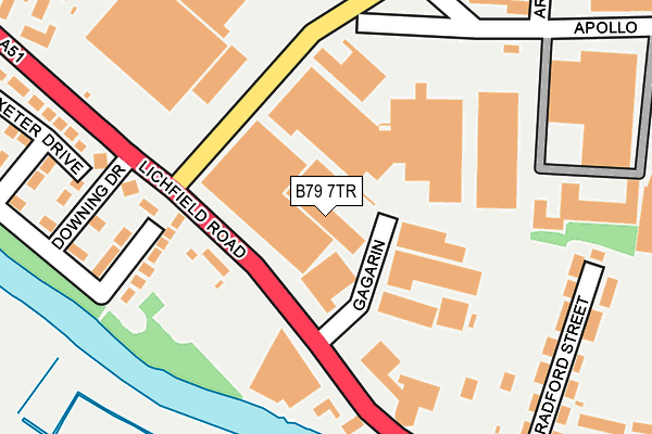 B79 7TR map - OS OpenMap – Local (Ordnance Survey) B79 7TR map - OS OpenMap – Local (Ordnance Survey)