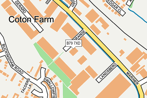 B79 7XD map - OS OpenMap – Local (Ordnance Survey) B79 7XD map - OS OpenMap – Local (Ordnance Survey)