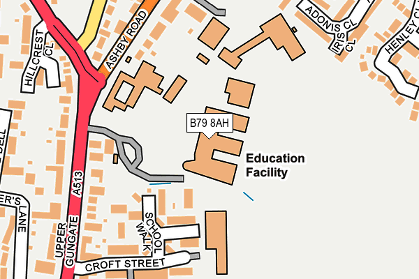 B79 8AH map - OS OpenMap – Local (Ordnance Survey) B79 8AH map - OS OpenMap – Local (Ordnance Survey)