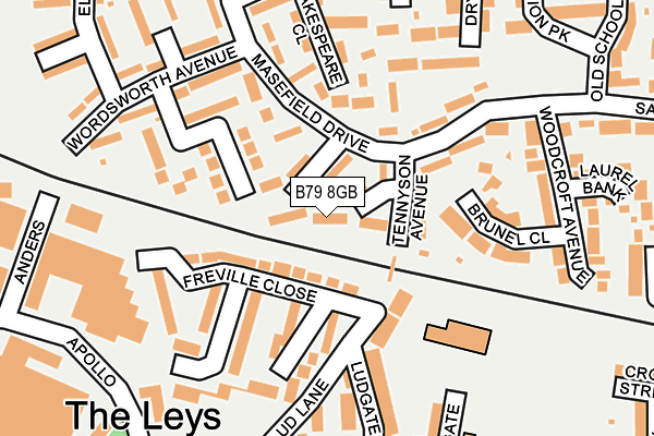 B79 8GB map - OS OpenMap – Local (Ordnance Survey) B79 8GB map - OS OpenMap – Local (Ordnance Survey)