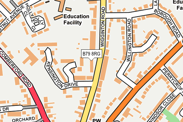 B79 8RG map - OS OpenMap – Local (Ordnance Survey) B79 8RG map - OS OpenMap – Local (Ordnance Survey)