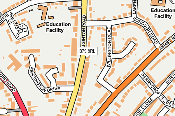 B79 8RL map - OS OpenMap – Local (Ordnance Survey) B79 8RL map - OS OpenMap – Local (Ordnance Survey)