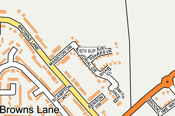 B79 8UP map - OS OpenMap – Local (Ordnance Survey) B79 8UP map - OS OpenMap – Local (Ordnance Survey)