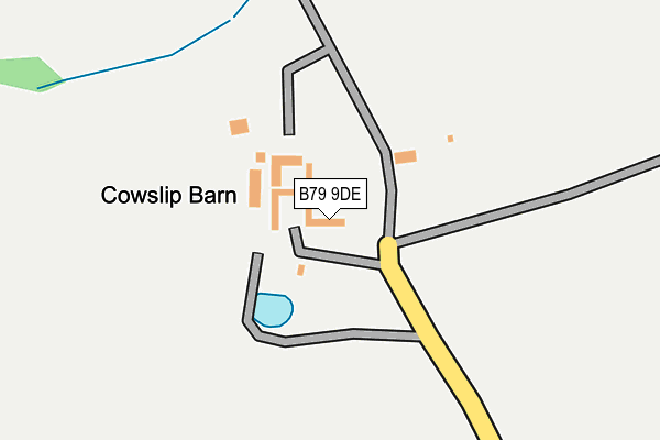 B79 9DE map - OS OpenMap – Local (Ordnance Survey)
