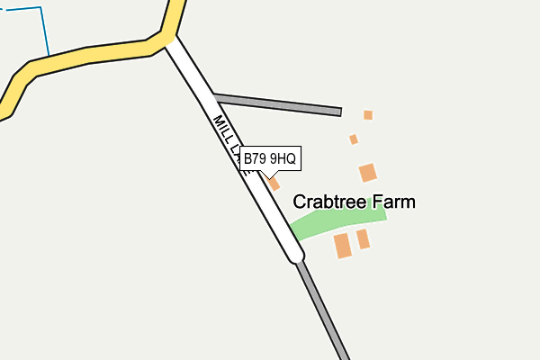 B79 9HQ map - OS OpenMap – Local (Ordnance Survey)