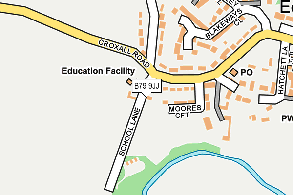 B79 9JJ map - OS OpenMap – Local (Ordnance Survey) B79 9JJ map - OS OpenMap – Local (Ordnance Survey)